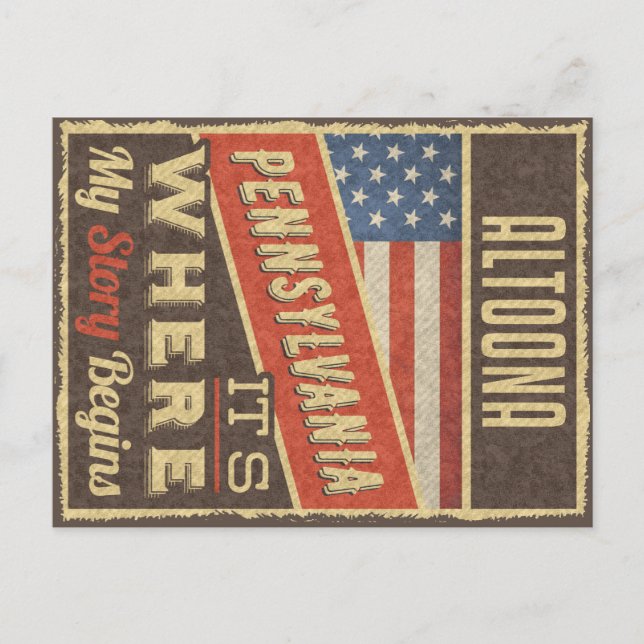 Postal Altoona Pennsylvania (Anverso)