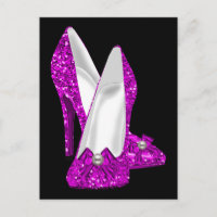 Altos zapatos tacones Stileto Purpurina Rosa