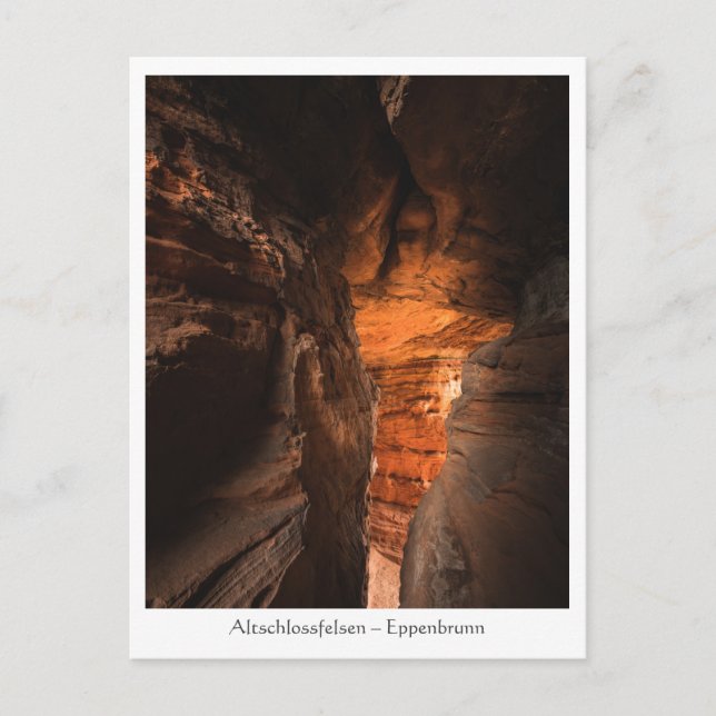 Postal Altschlossfelsen (Anverso)