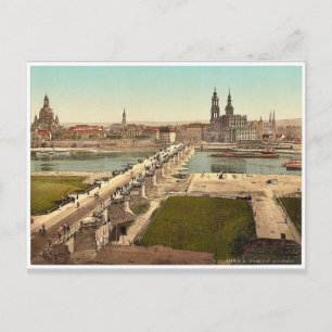 Postal Altstadt, Dresden, visto desde el Ministerio de Gu