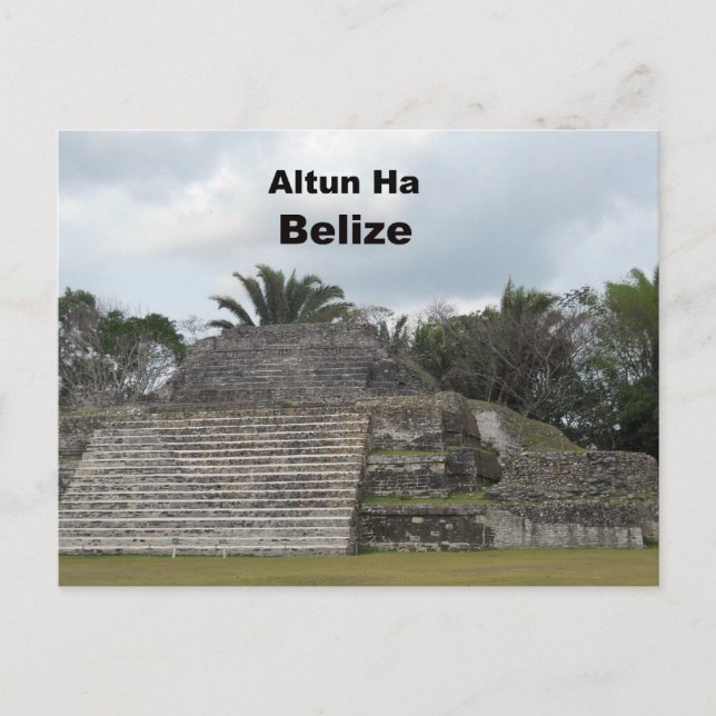 Postal Altun Ha, Belice (Anverso)