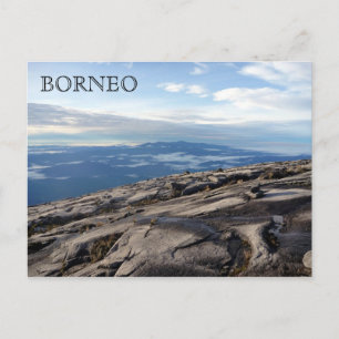Postal alturas de montaña de borneo