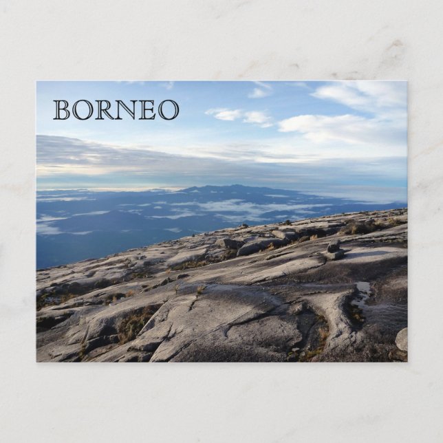 Postal alturas de montaña de borneo (Anverso)