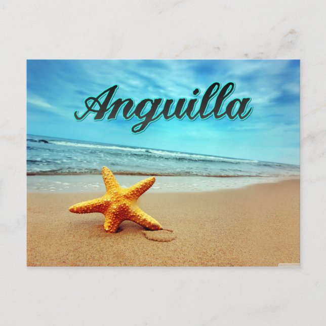 Postal Aluminio anguila (Anverso)