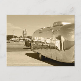 Postal Aluminio de sepia ventilado postcard AS Safari Tra