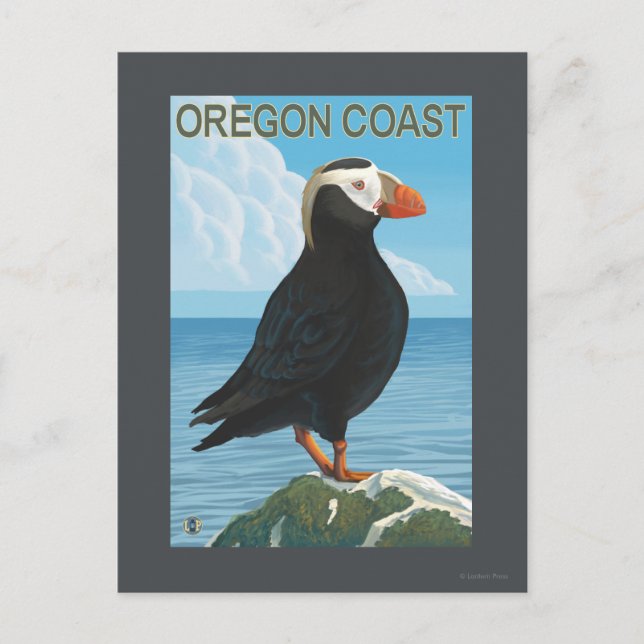Postal Alumnos de la Costa de Oregón (Anverso)