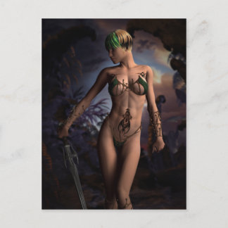 Postal Alura Elven Warrior