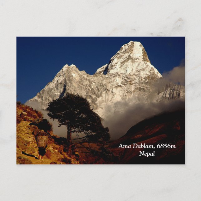 Postal Ama Dablam (Anverso)