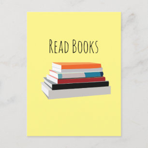 Postal Ama Libros Amante de los Libros