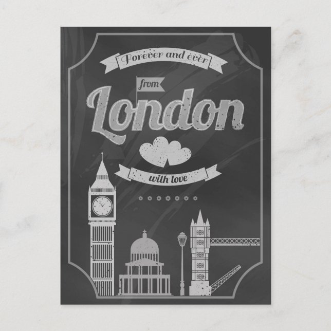 Postal ama Londres  (Anverso)