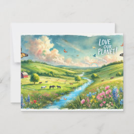 Postal ¡Ama Nuestro Planeta!