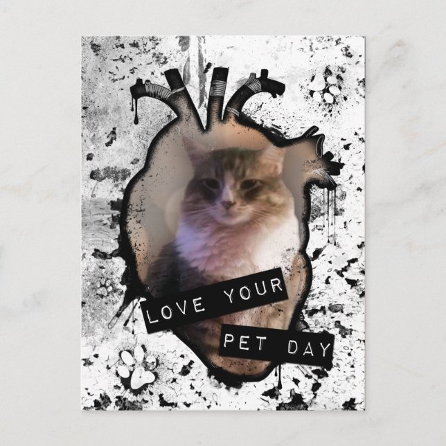 Postal Ama tu día de mascota (Anverso)