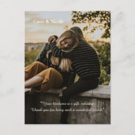 Postal Amabilidad y gracias