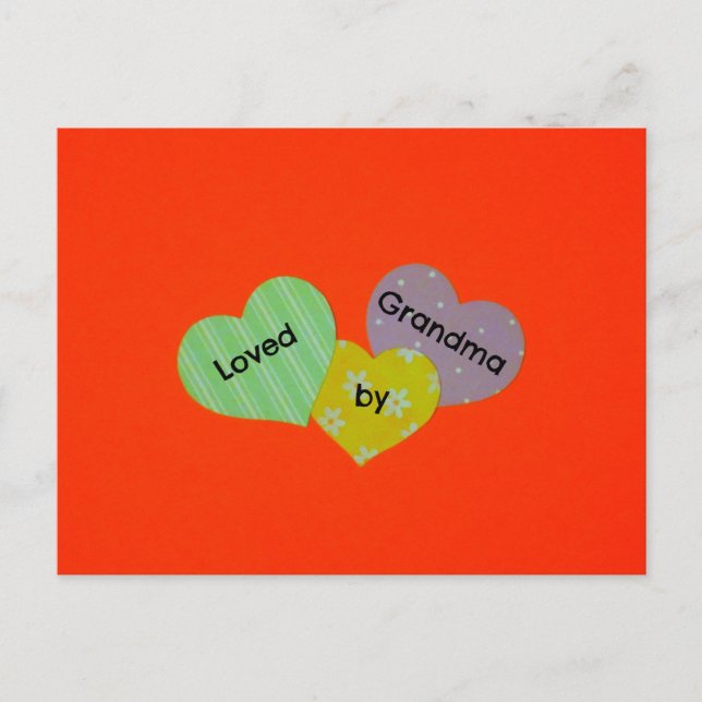 Postal Amado por la abuela (Anverso)