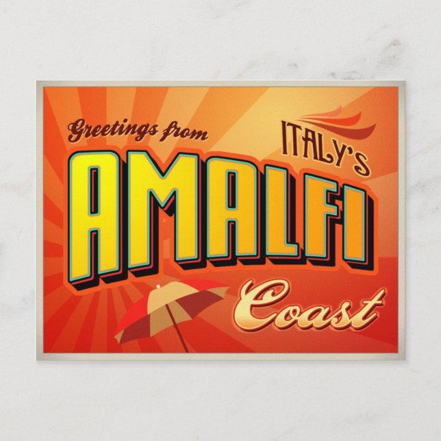 POSTAL AMALFI (Anverso)