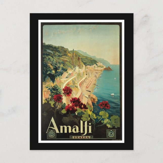 Postal Amalfi (Anverso)