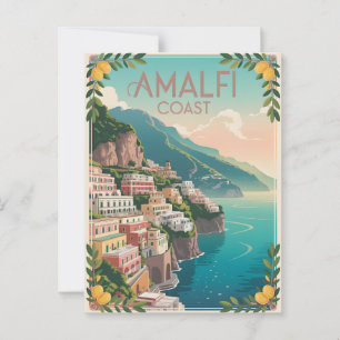 Postal Amalfi Coast Vintage