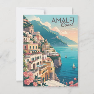 Postal Amalfi Coast Vintage