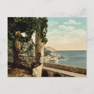 Postal Amalfi, de Capuccini, Nápoles, Italia clásico