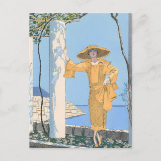 Postal Amalfi de George Barbier