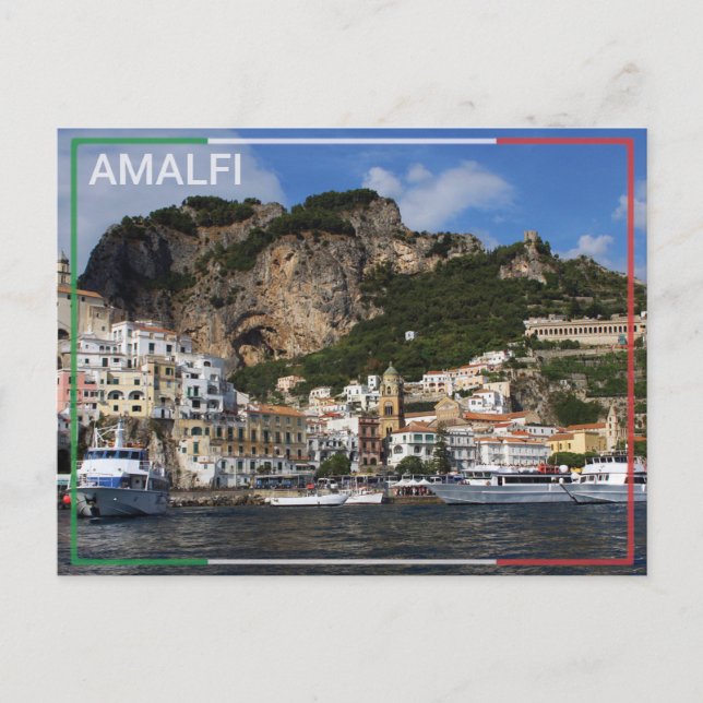 Postal Amalfi - Italia (Anverso)