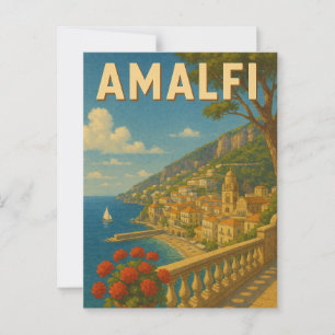 Postal Amalfi Italia Postcard