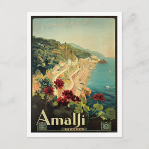 Postal Amalfi Italia Vintage