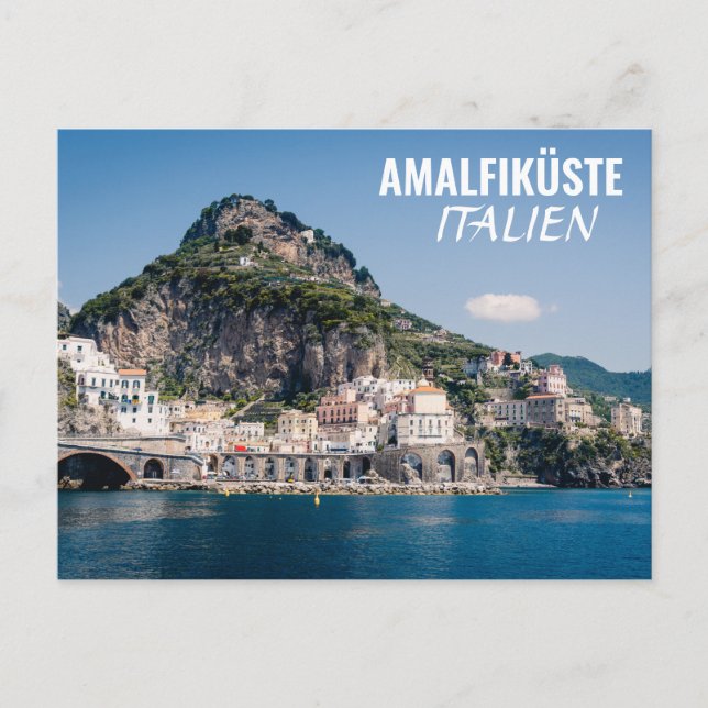 Postal Amalfiküste-Italien (Anverso)