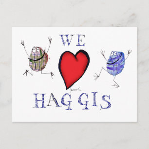 Postal amamos el haggis