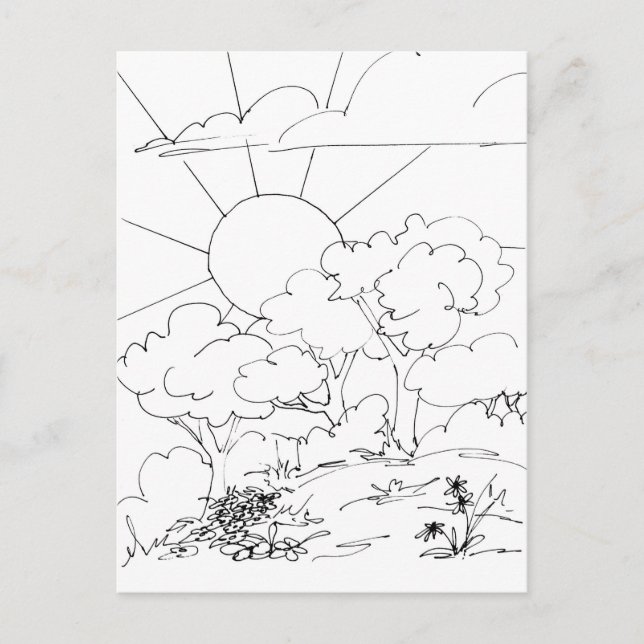 Postal - Amanecer (Anverso)