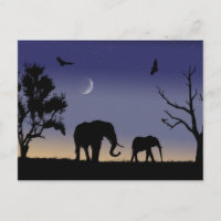 Amanecer africano - elefantes