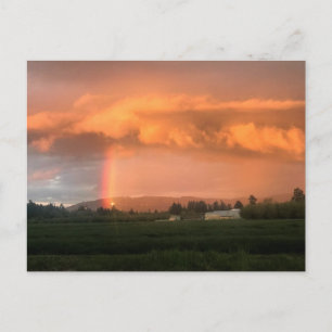 Postal Amanecer arcoiris