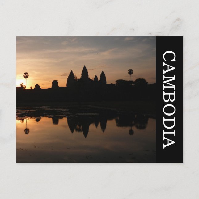 Postal amanecer de angkor (Anverso)