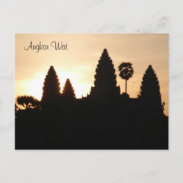Postal amanecer de angkor (Anverso)