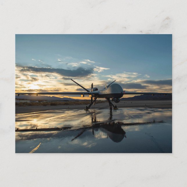 Postal Amanecer de los pañales MQ-9 (Anverso)