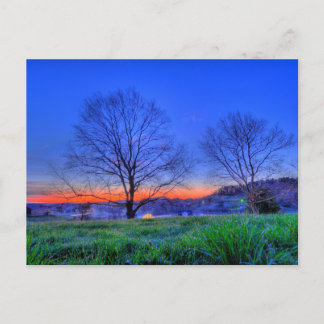 Postal Amanecer de principios de primavera, Dover, Ohio