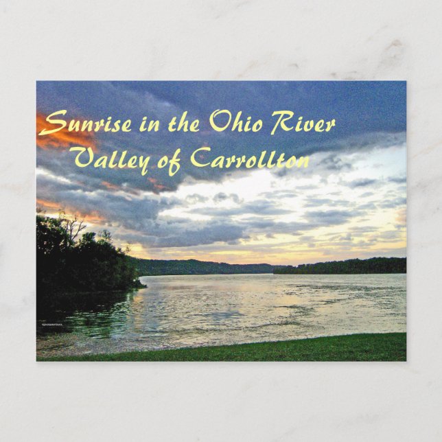 Postal Amanecer de un nuevo día (Anverso)