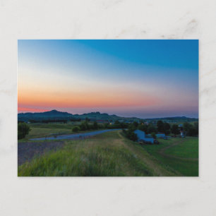 Postal Amanecer de verano en Whitewood, Dakota del Sur