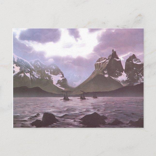 POSTAL AMANECER DE VIKING (Anverso)