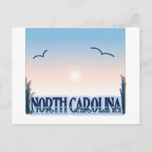 Postal Amanecer del aerógrafo de Carolina del Norte