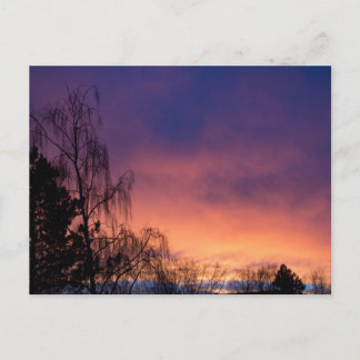 Postal Amanecer del invierno asombroso