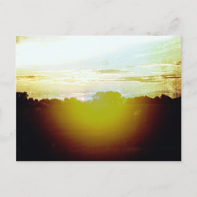 Postal Amanecer deslumbrante (Anverso)