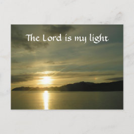 Postal Amanecer - El Señor es mi luz