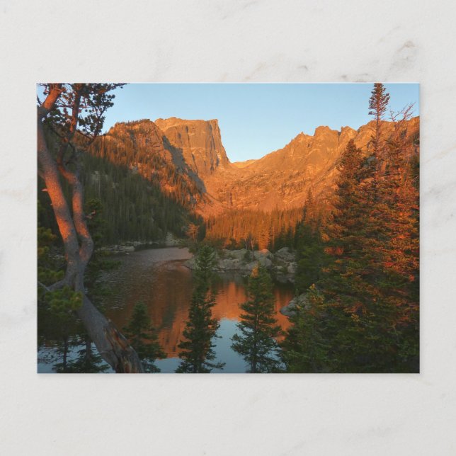 Postal Amanecer en Dream Lake II (Anverso)