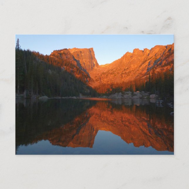 Postal Amanecer en Dream Lake III (Anverso)