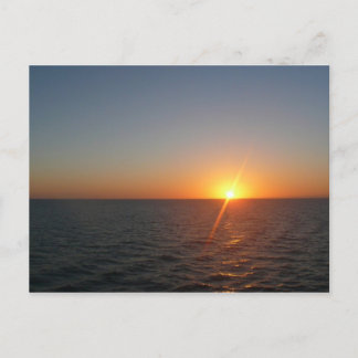 Postal Amanecer en el Mar III Océano Atlántico