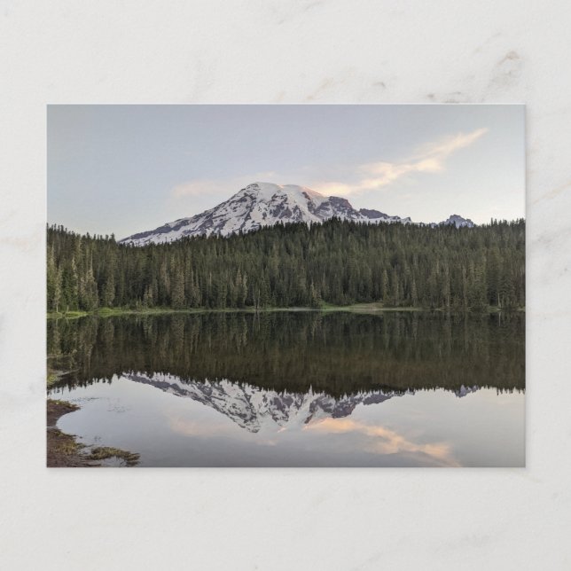 Postal Amanecer en el Parque Nacional Mount Rainier (Anverso)