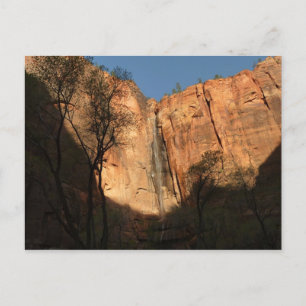 Postal Amanecer en el sendero Camina Riverside en Zion