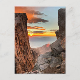 Postal Amanecer en el sendero Whitney