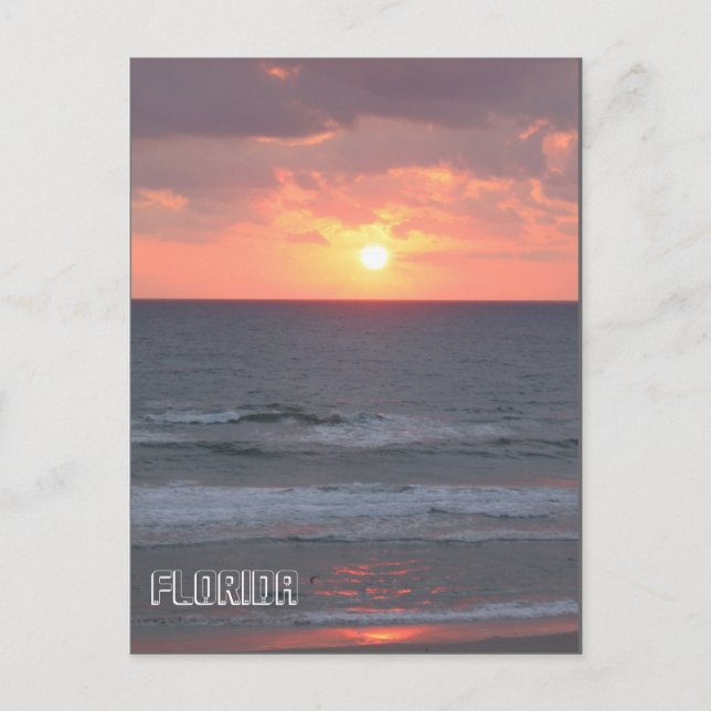Postal Amanecer en Florida (Anverso)